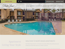 Tablet Screenshot of northbend-apartments.com